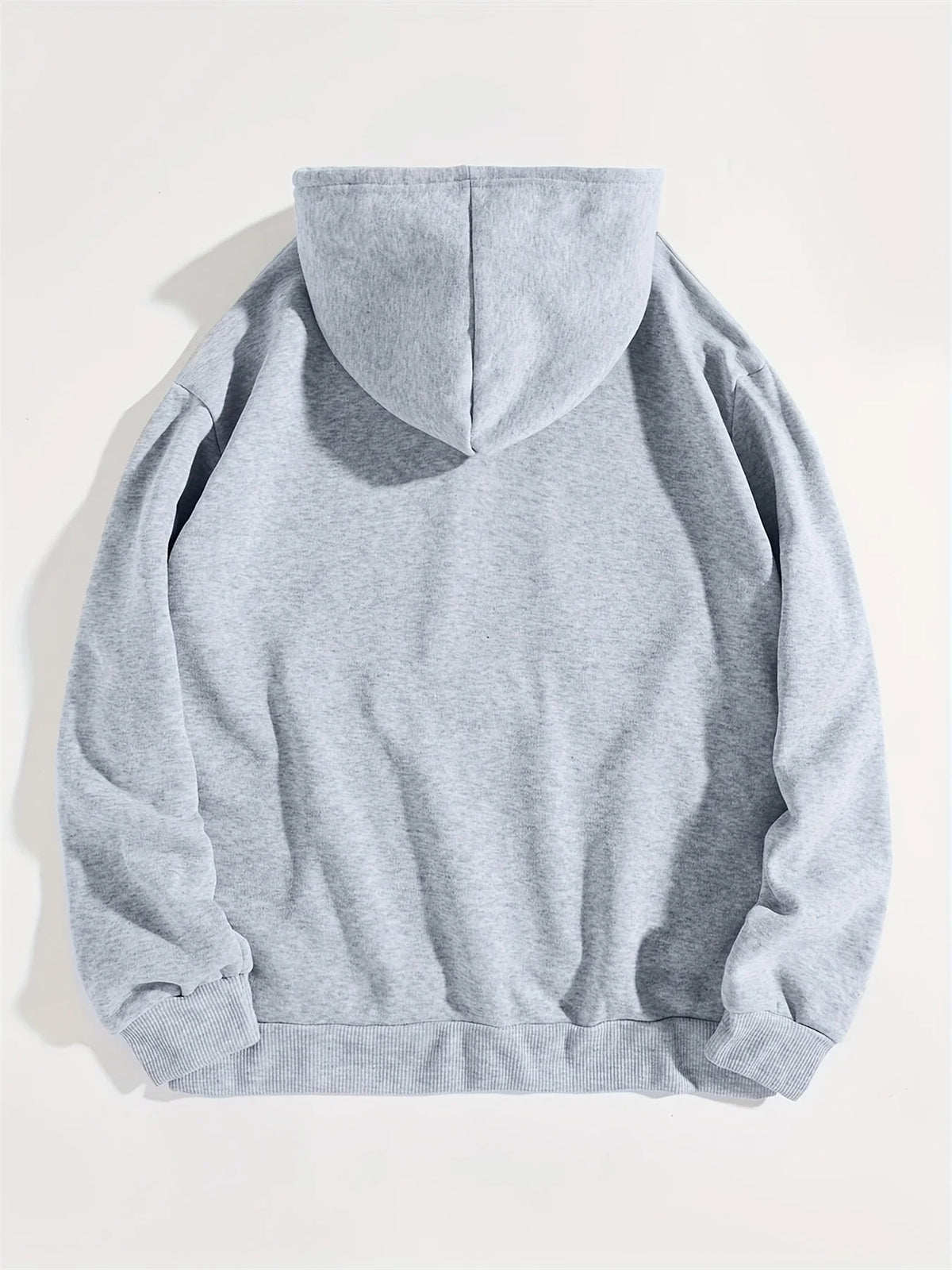 Women's autumn and winter warm and loose casual letter pattern printed velvet long sleeved hooded sweatshirt - Chrissy's Eye