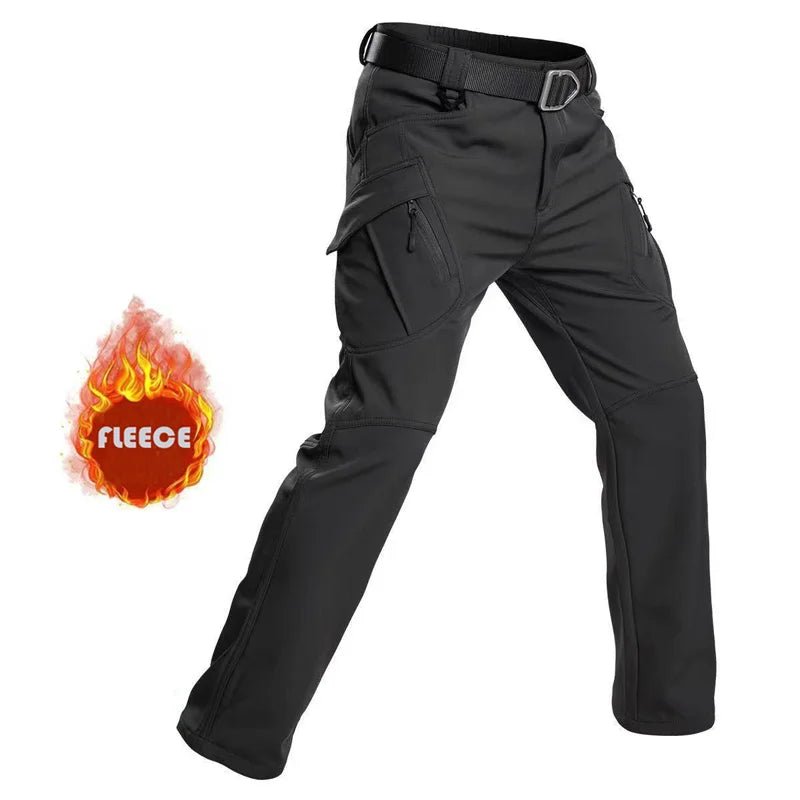 Tactical Military Men Winter Autumn Fleece Waterproof Cargo Pants Hiking Camping Softshell Climbing Casual Warm Combat Trousers - Chrissy's Eye