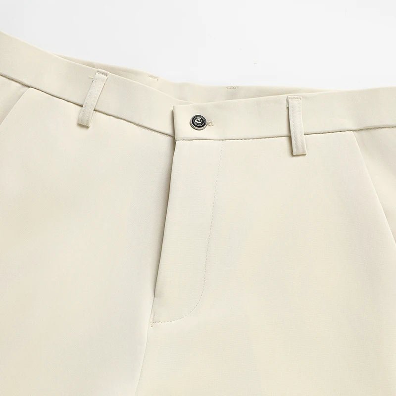 29-42 Men's Summer Pants Thin Straight Stretch Casual Pants with No Trace No Ironing Fabric Silky and Cool Feeling - Chrissy's Eye