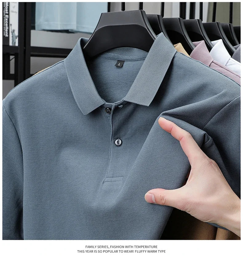Men's 100% Cotton Polo Shirt -Breathable, 19 Colors, Silk-Like Finish - Chrissy's Eye