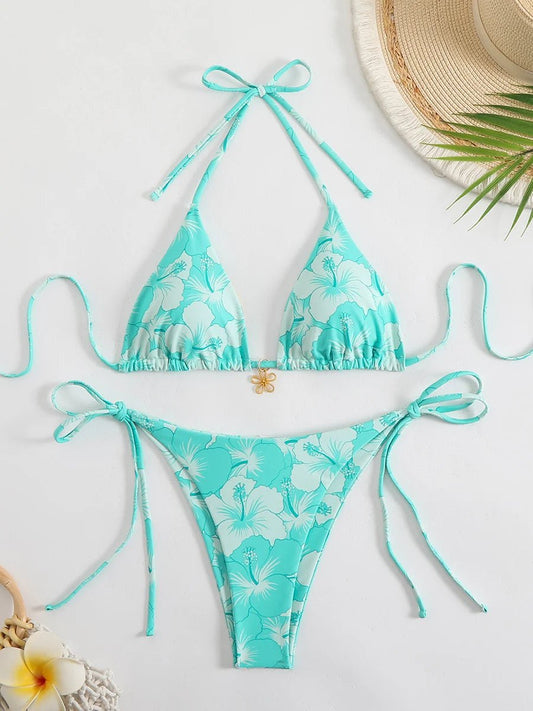 Sexy Micro Bikini Women's Swimsuit Trend Female Swimwear Two-piece Thong Bikinis Sets Beach Wear Swimming for Bathing Suit - Chrissy's Eye
