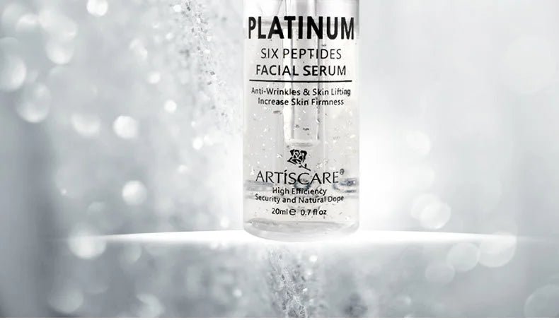 ARTISCARE Nicotinamide + Platinum + 24k Gold Six Peptides Serum 3pcs Moisturizing Smoothing Essence for Face Care - Chrissy's Eye