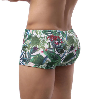 Men's Swimming Boxers, Shorts, Swimsuit, Low Waist Swim Trunks - Chrissy's Eye