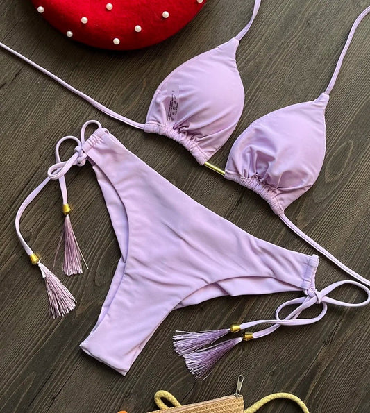 RUOTONGSEPT 2025 New Sexy 13 Color Triangle Bathing Suit for Women Brazilian Bikinis Swimwear Push Up Swimsuit Beach Bikini Set - Chrissy's Eye