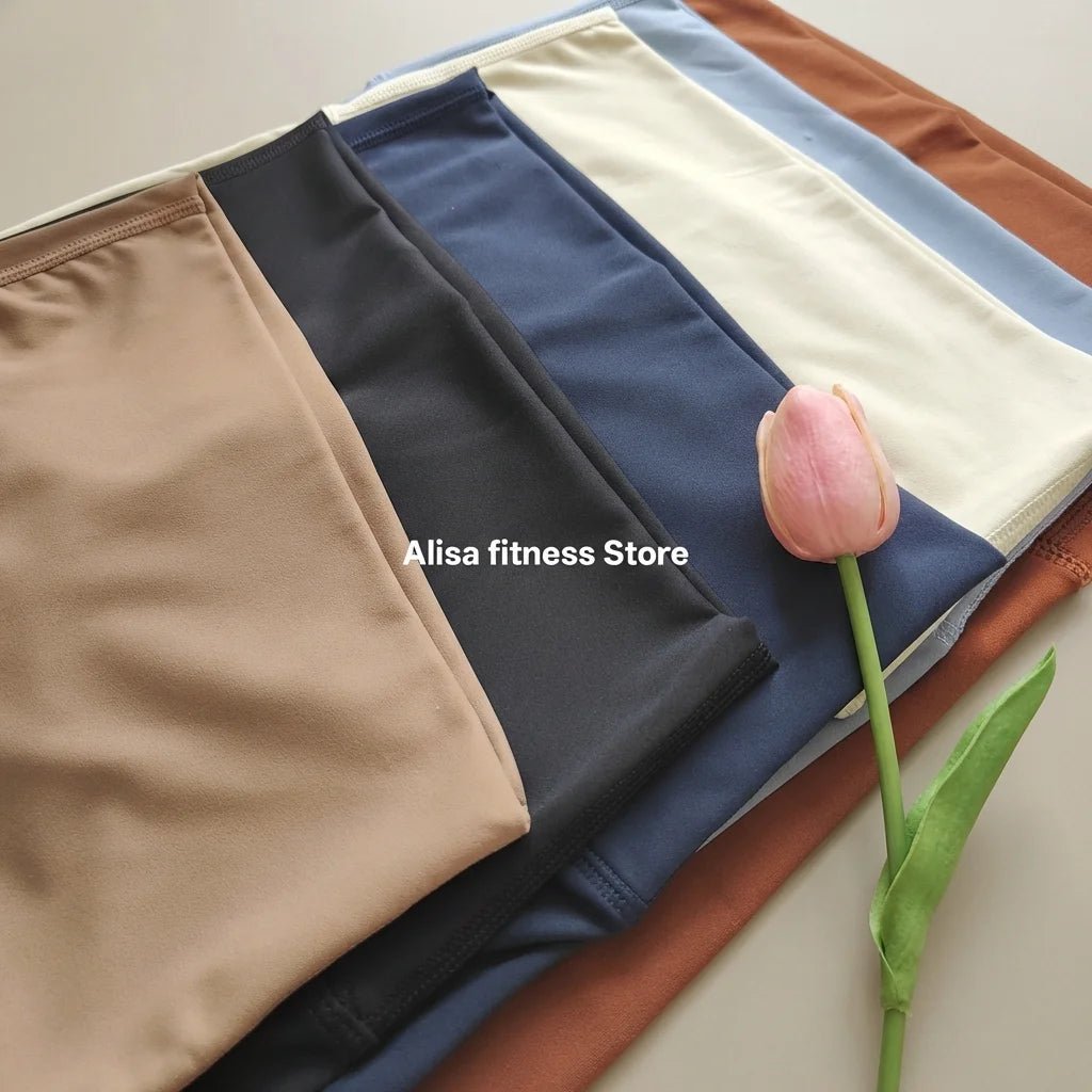 High Waist Women's Yoga Shorts Breathable Elastic Gym Sports Short Leggings Running Fitness High-End Naked Feeling Gym Shorts - Chrissy's Eye