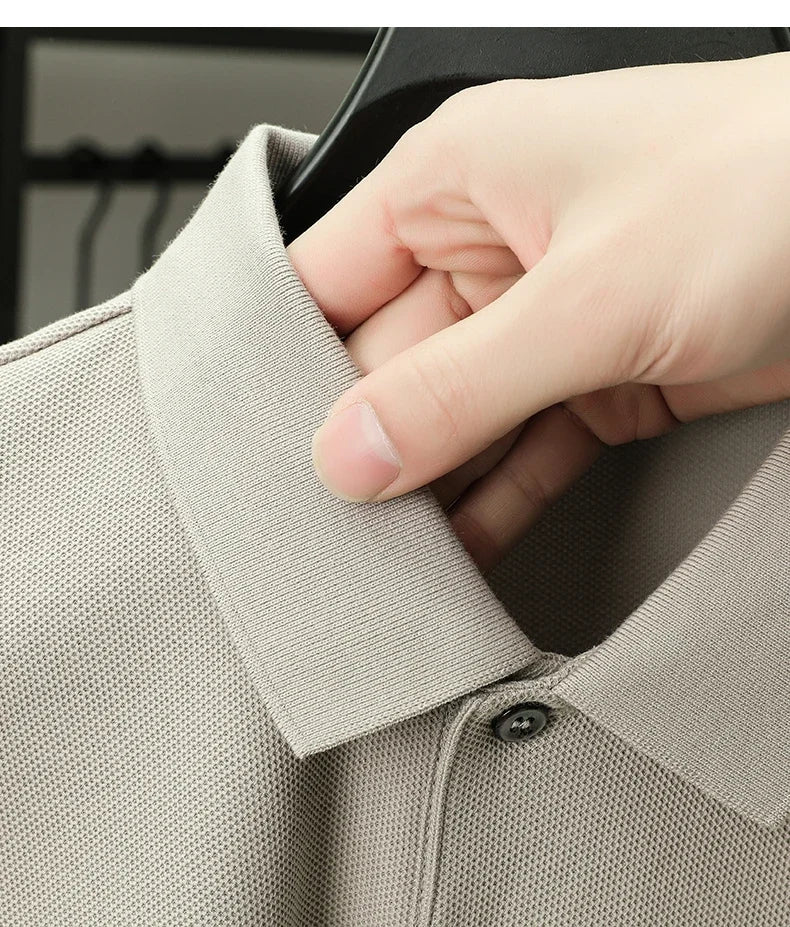 Men's 100% Cotton Polo Shirt -Breathable, 19 Colors, Silk-Like Finish - Chrissy's Eye