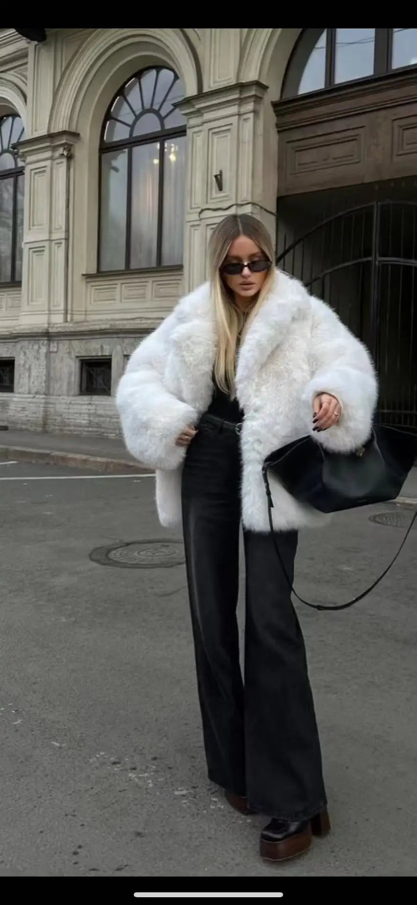 An elegant Women's Faux Fur Plush Mink Fur Jacket Female Elegant Warm Short Lady Faux Fur Coat - Chrissy's Eye