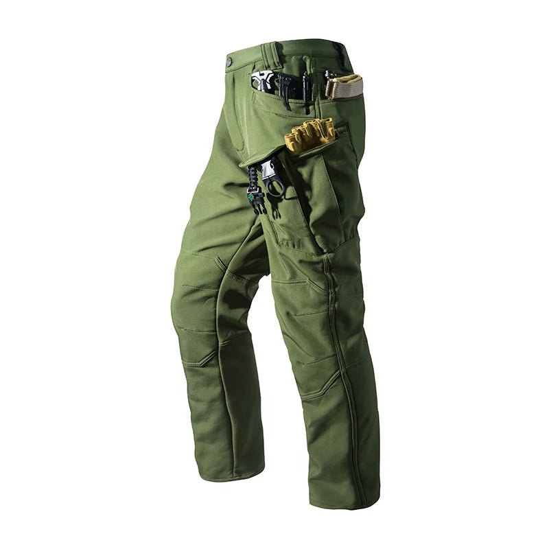 Tactical Military Men Winter Autumn Fleece Waterproof Cargo Pants Hiking Camping Softshell Climbing Casual Warm Combat Trousers - Chrissy's Eye