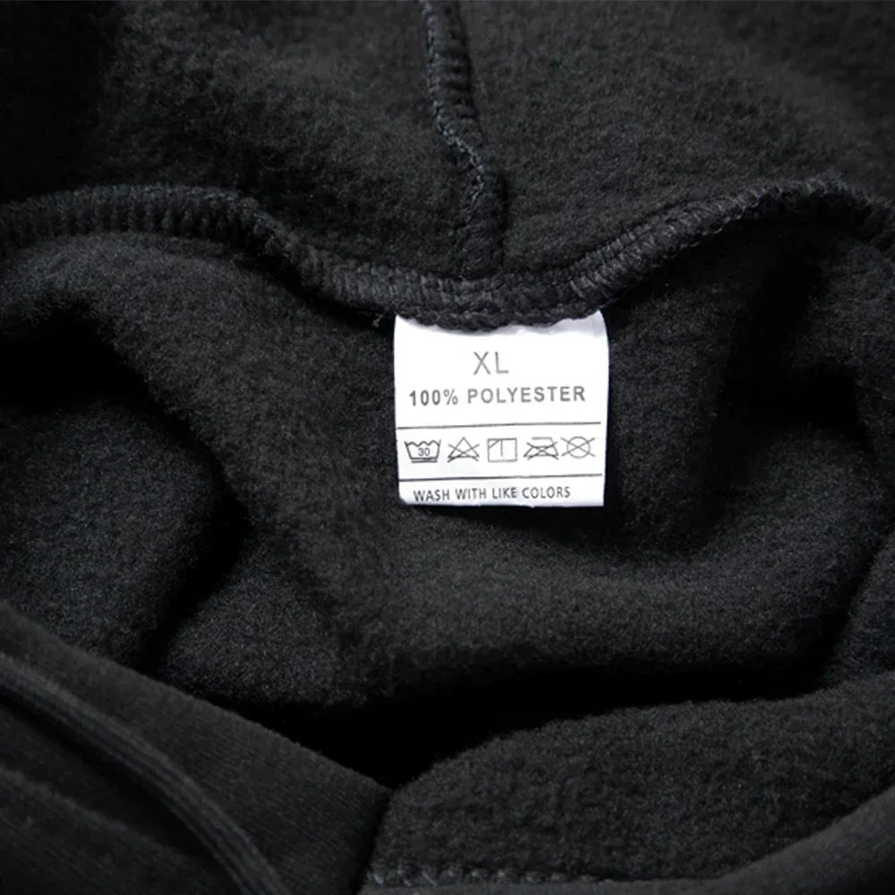2025 letter printed sportswear set men's hooded sweatshirt long pants set spring and autumn winter warm suit - Chrissy's Eye