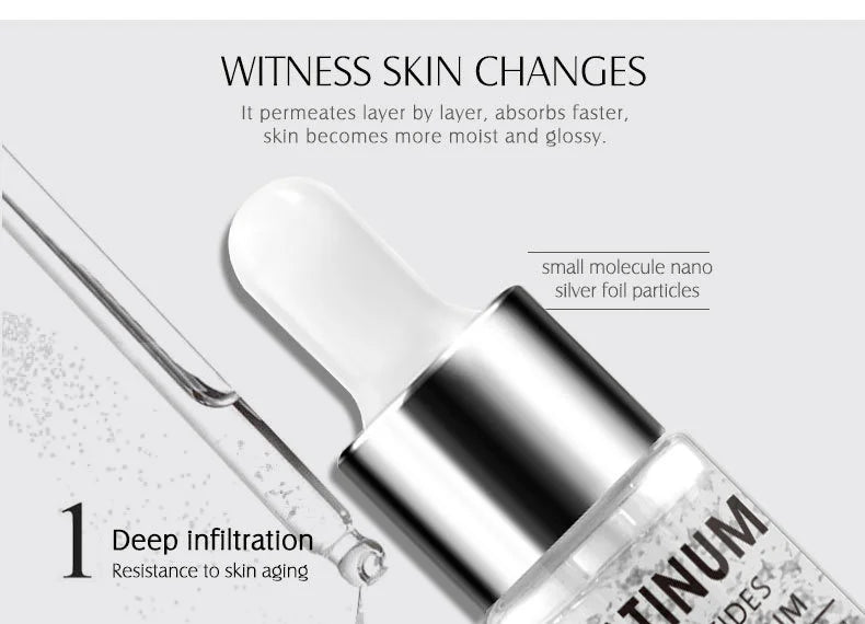ARTISCARE Nicotinamide + Platinum + 24k Gold Six Peptides Serum 3pcs Moisturizing Smoothing Essence for Face Care - Chrissy's Eye