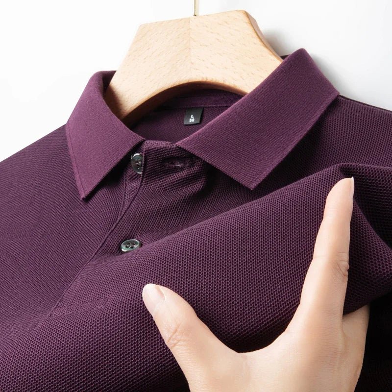 Men's 100% Cotton Polo Shirt -Breathable, 19 Colors, Silk-Like Finish - Chrissy's Eye