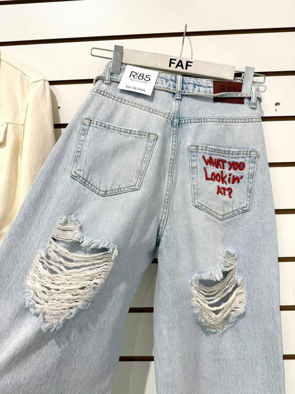 2026 Retro Embroidered Ripped Jeans Women High-waisted Straight Classic Hip-hop Denim Pants Comfortable Stretch Vintage Jeans - Chrissy's Eye
