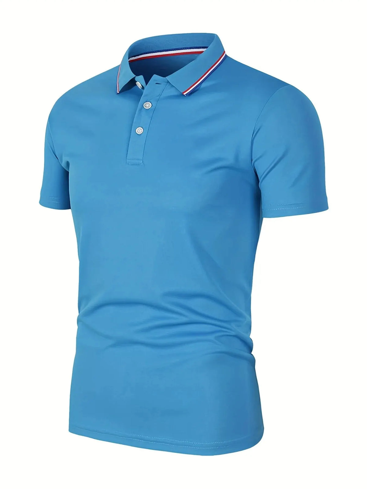 Men's Summer Casual Breathable Comfortable Polo Shirt Men's Solid Color High Quality Short Sleeve T-Shirt - Chrissy's Eye
