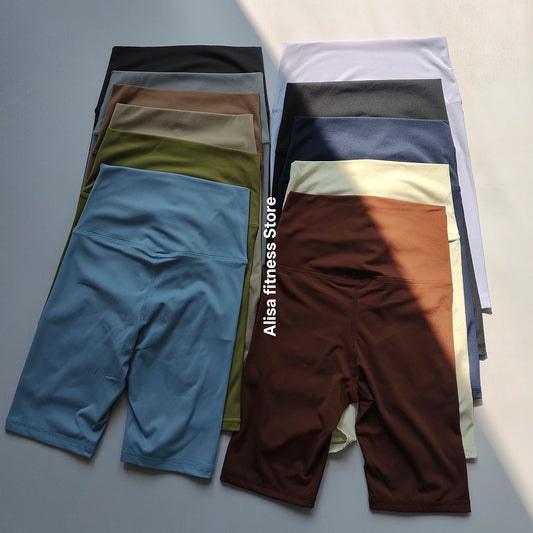 High Waist Women's Yoga Shorts Breathable Elastic Gym Sports Short Leggings Running Fitness High-End Naked Feeling Gym Shorts - Chrissy's Eye
