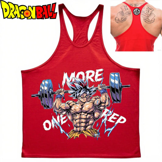 Dragon Ball Goku Men's waistcoat Cotton Vest Japanese Anime Graphic Male GYM Clothing Fitness Muscle Shirt Sleeveless Sweatshirt - Chrissy's Eye