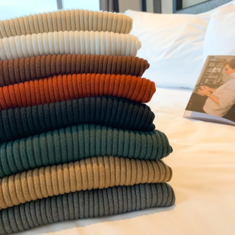 Women's Pullovers Long Sleeve Casual Turtleneck Warm Basic Sweater - Chrissy's Eye
