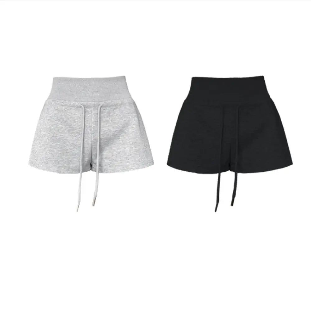 Drawstring High Waist Shorts Pajamas Pants Slim Fit Hot Woman Short Pants Trousers American Style Summer Casual Shorts Office - Chrissy's Eye