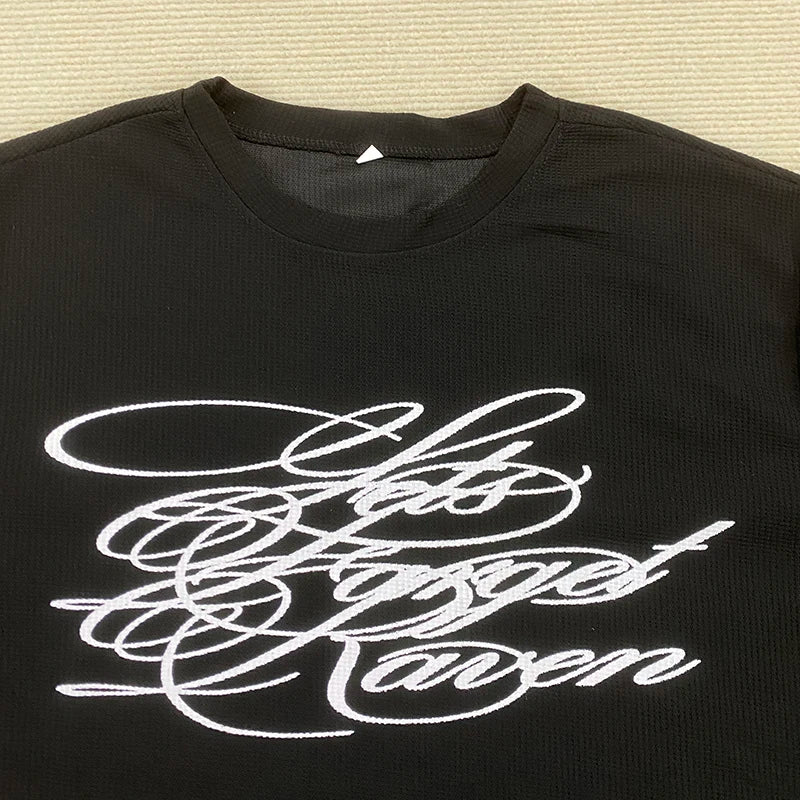 American Dark Retro Y2K Printed Long Sleeved T-Shirt High Street Gothic Trendy Outfit Top for Casual Wear - Chrissy's Eye