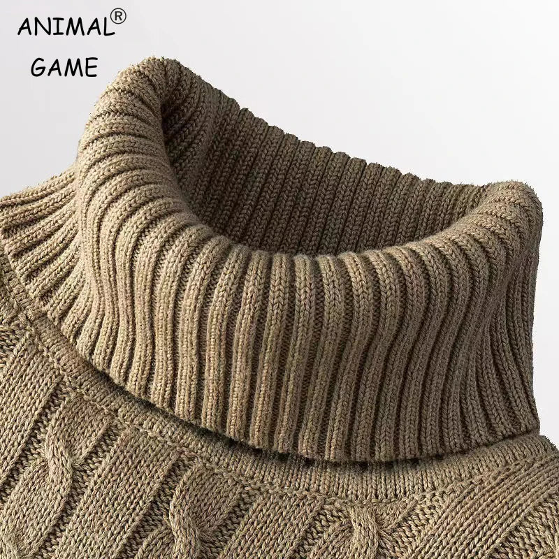Men'sTurtleneck Sweater by ChrissysEye
