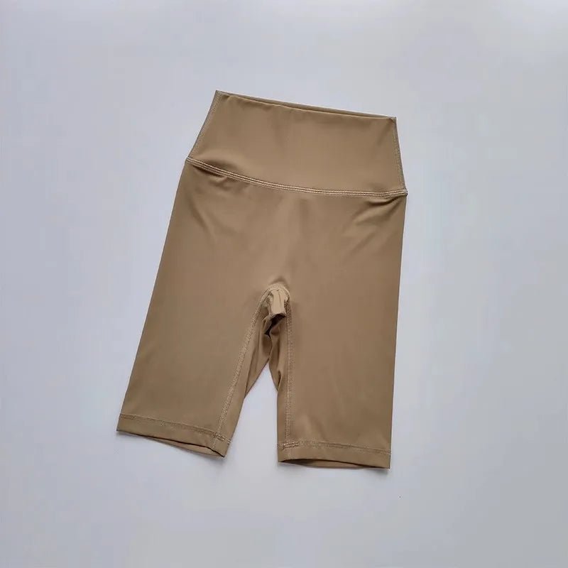 High Waist Women's Yoga Shorts Breathable Elastic Gym Sports Short Leggings Running Fitness High-End Naked Feeling Gym Shorts - Chrissy's Eye
