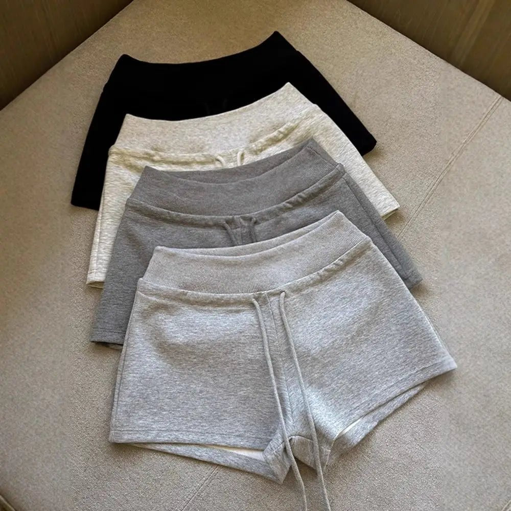 Drawstring High Waist Shorts Pajamas Pants Slim Fit Hot Woman Short Pants Trousers American Style Summer Casual Shorts Office - Chrissy's Eye