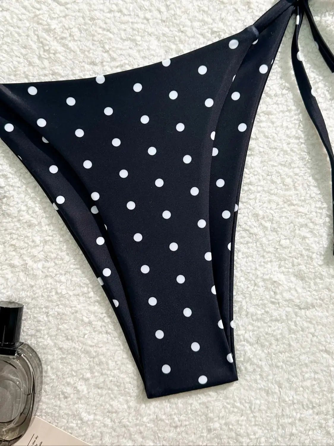 Sexy Bikini Set Black White Polka Dot 2 Piece Swimsuit for Women American Style Beach Bikini - Chrissy's Eye