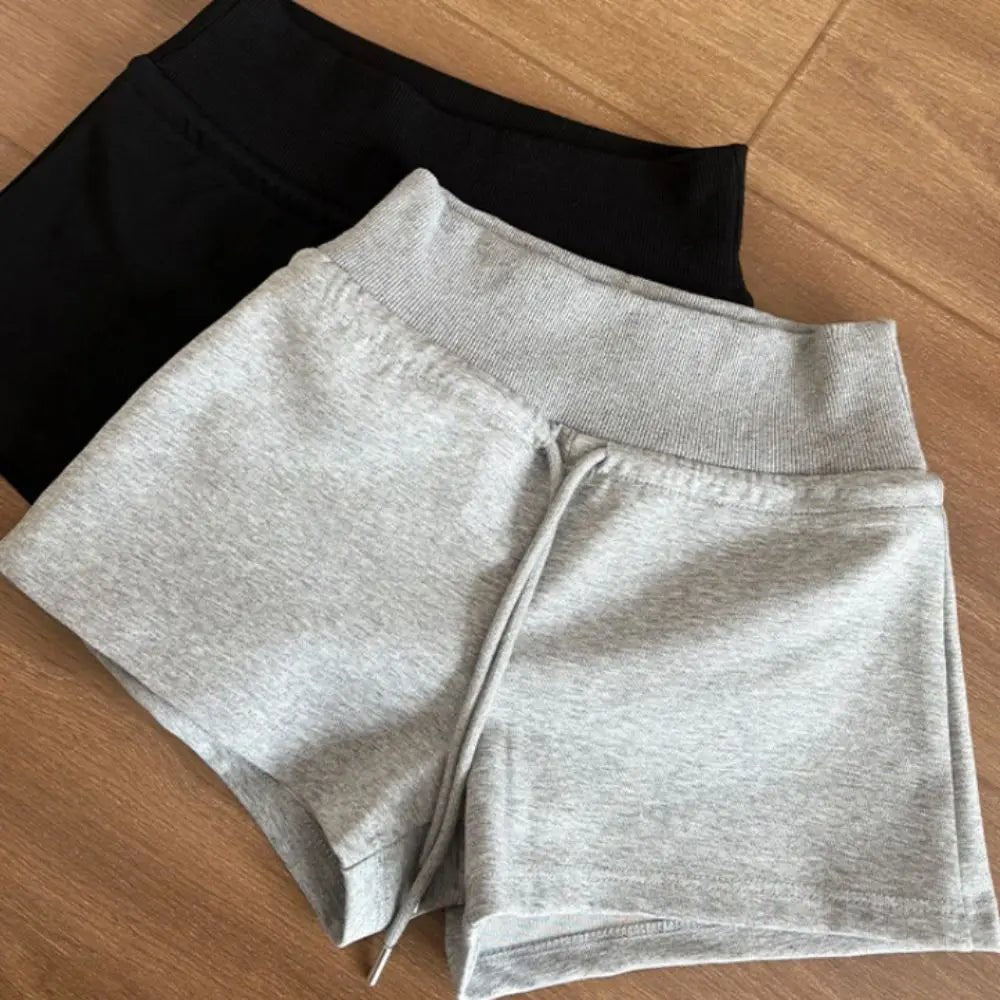 Drawstring High Waist Shorts Pajamas Pants Slim Fit Hot Woman Short Pants Trousers American Style Summer Casual Shorts Office - Chrissy's Eye