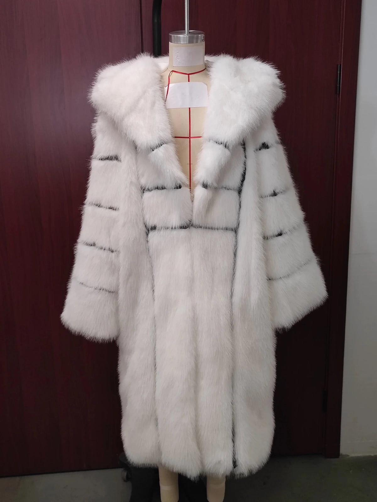 2025 Winter Women Faux Fur Jacket Coat Solid White Long Sleeve Thick Warm Overcoat Outwear Fluffy Coat For Women - Chrissy's Eye