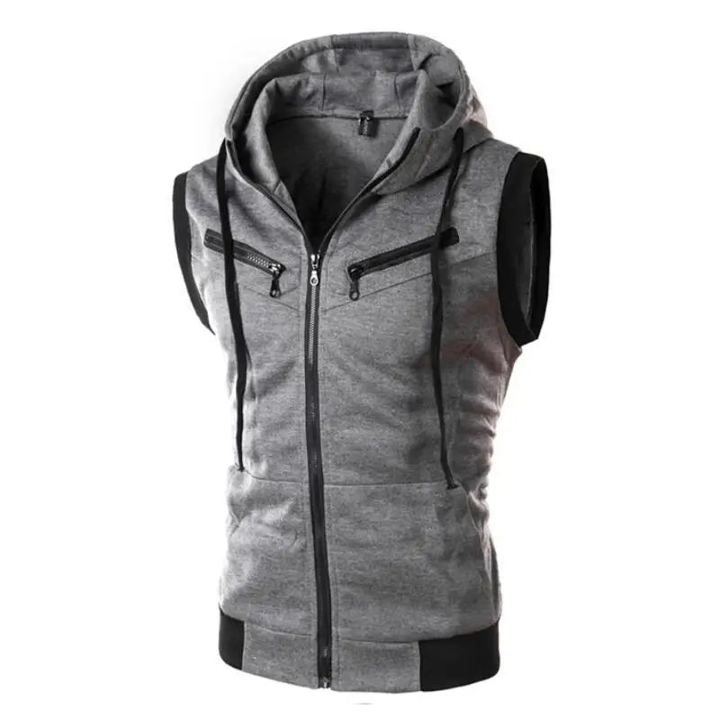 Spring Sweater Vest Men's No Sleeve Retro Casual Knitted Pullover Men Wild Slim Knitting Sweaters Mens Clothes - Chrissy's Eye