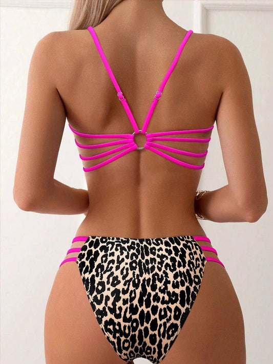 Sexy Leopard Micro Bikini Women Swimsuit Female Swimwear High Waist Bikinis Sets Brazilian Bandeau Beach Wear Bathing Suit - Chrissy's Eye