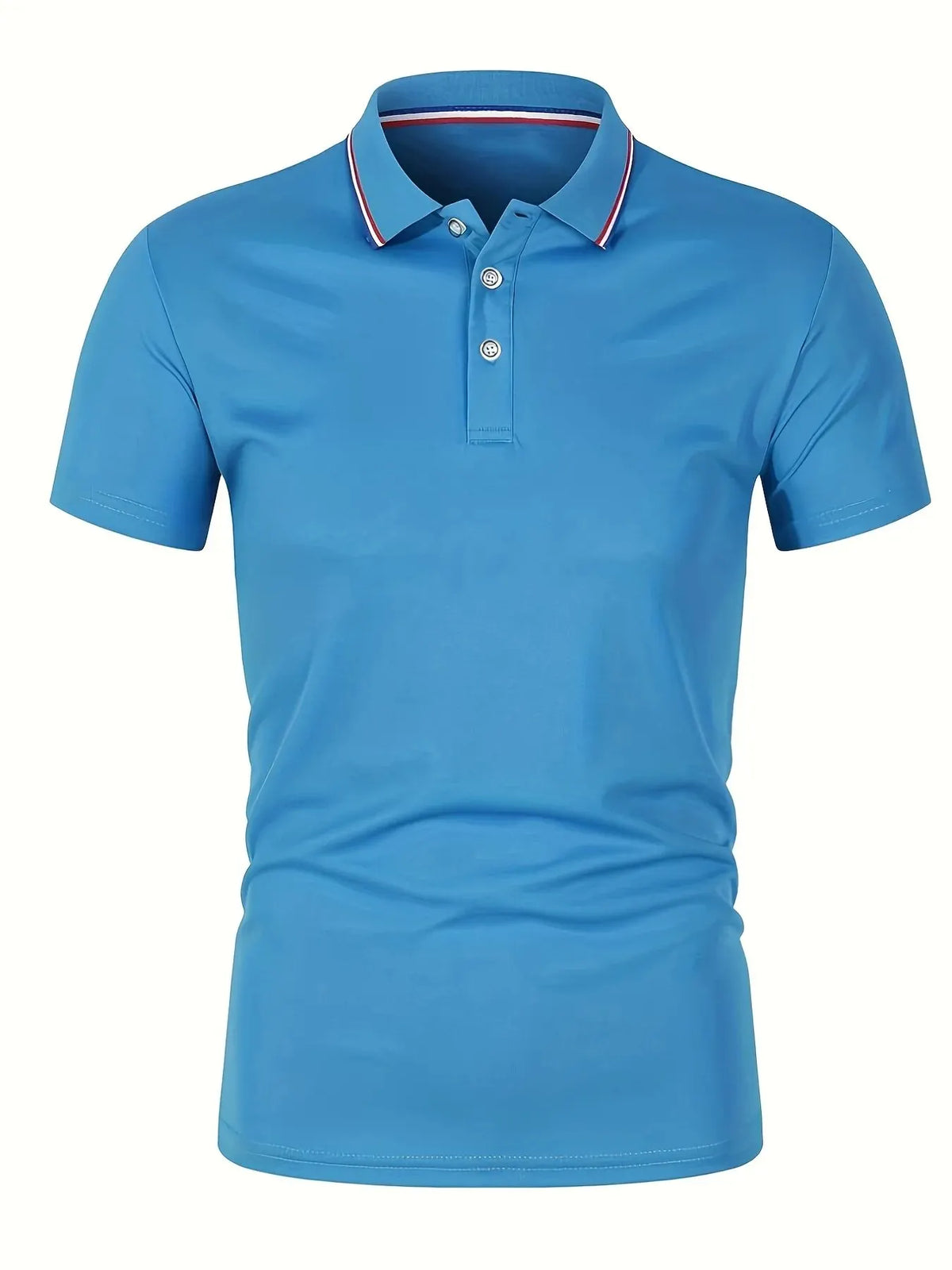 Men's Summer Casual Breathable Comfortable Polo Shirt Men's Solid Color High Quality Short Sleeve T-Shirt - Chrissy's Eye