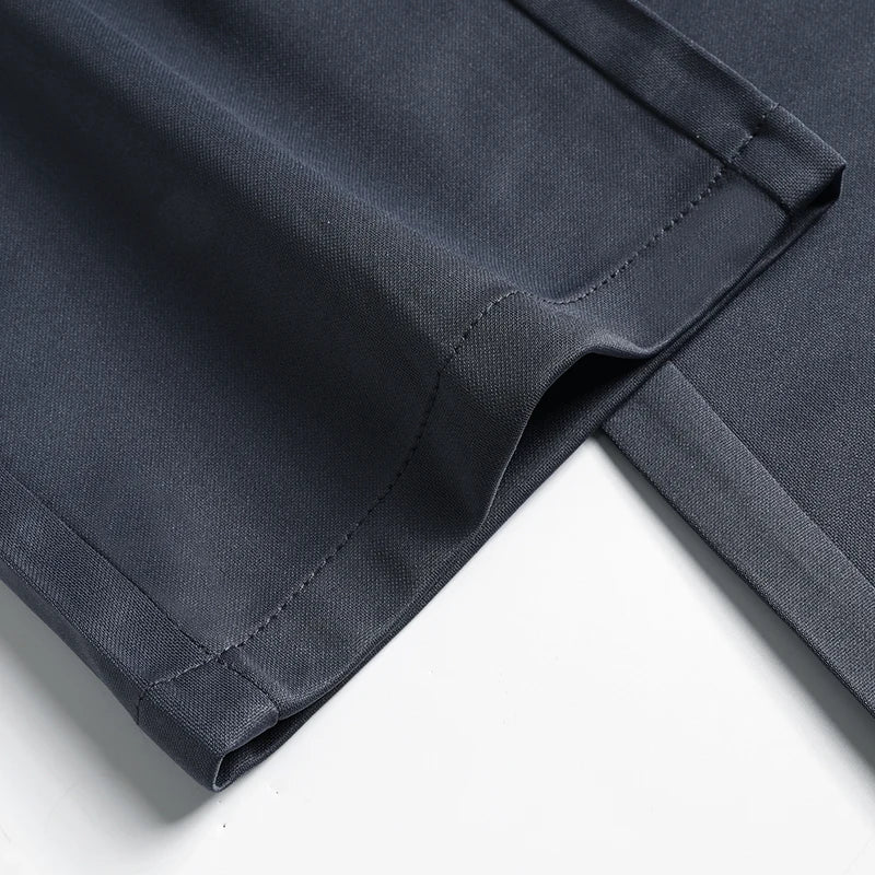 29-42 Men's Summer Pants Thin Straight Stretch Casual Pants with No Trace No Ironing Fabric Silky and Cool Feeling - Chrissy's Eye