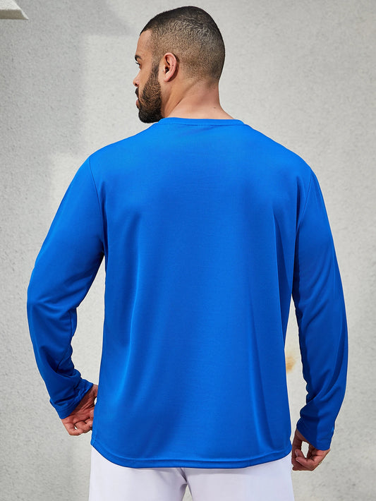 11 colors randomly selected 6-piece men's quick drying long sleeved T-shirt moisture wicking casual and breathable - Chrissy's Eye