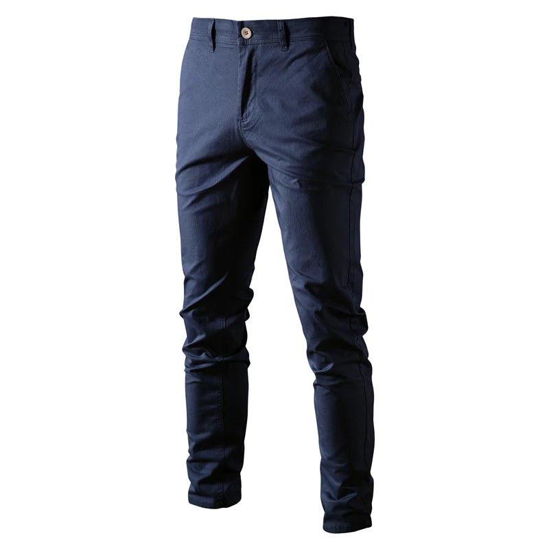 AIOPESON Casual Cotton Men Trousers Solid Color Slim Fit Men's Pants New Spring Autumn High Quality Classic Business Pants Men - Chrissy's Eye