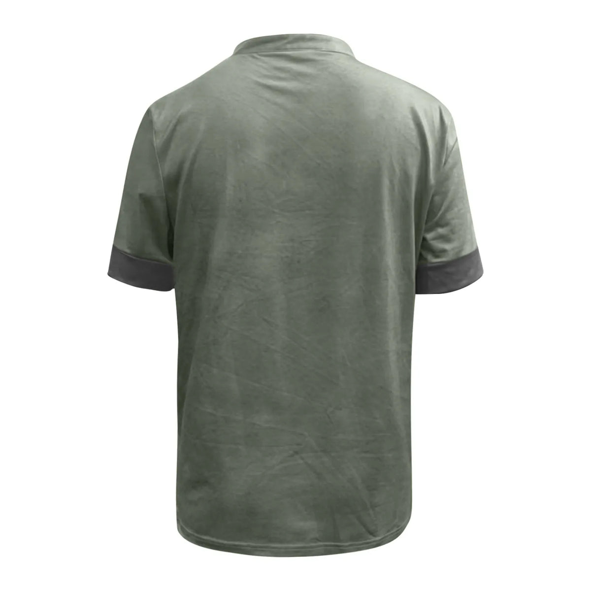 Men'S Casual Henley Shirt Fashion Raglan T Shirt Plain Slim Pleated Henley Daily Short Sleeve Patchwork Pleats Clothing Apparel - Chrissy's Eye