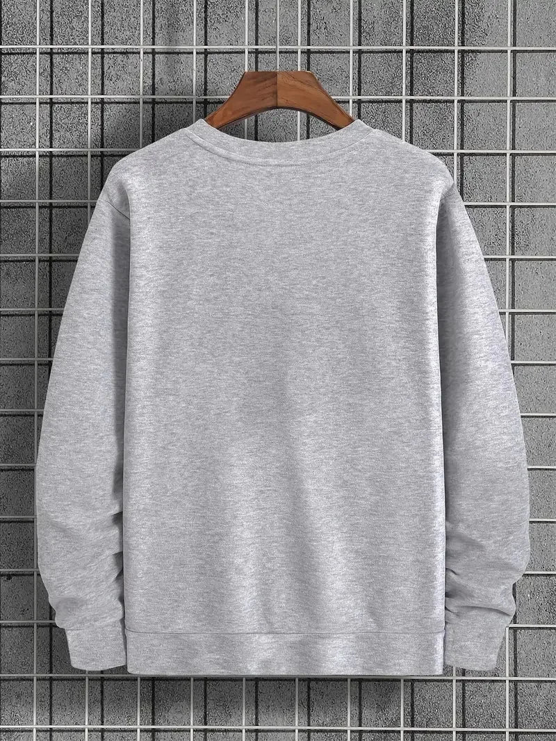 Women's autumn and winter long sleeved sportswear with letter graphic printing, comfortable round neck loose sweatshirt pullover - Chrissy's Eye