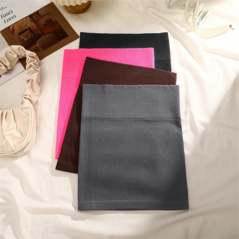 Women's Waist Mini Slim Skirt, Pencil Skirt, Solid Color Soft Stretchy Short SkiRT - Chrissy's Eye