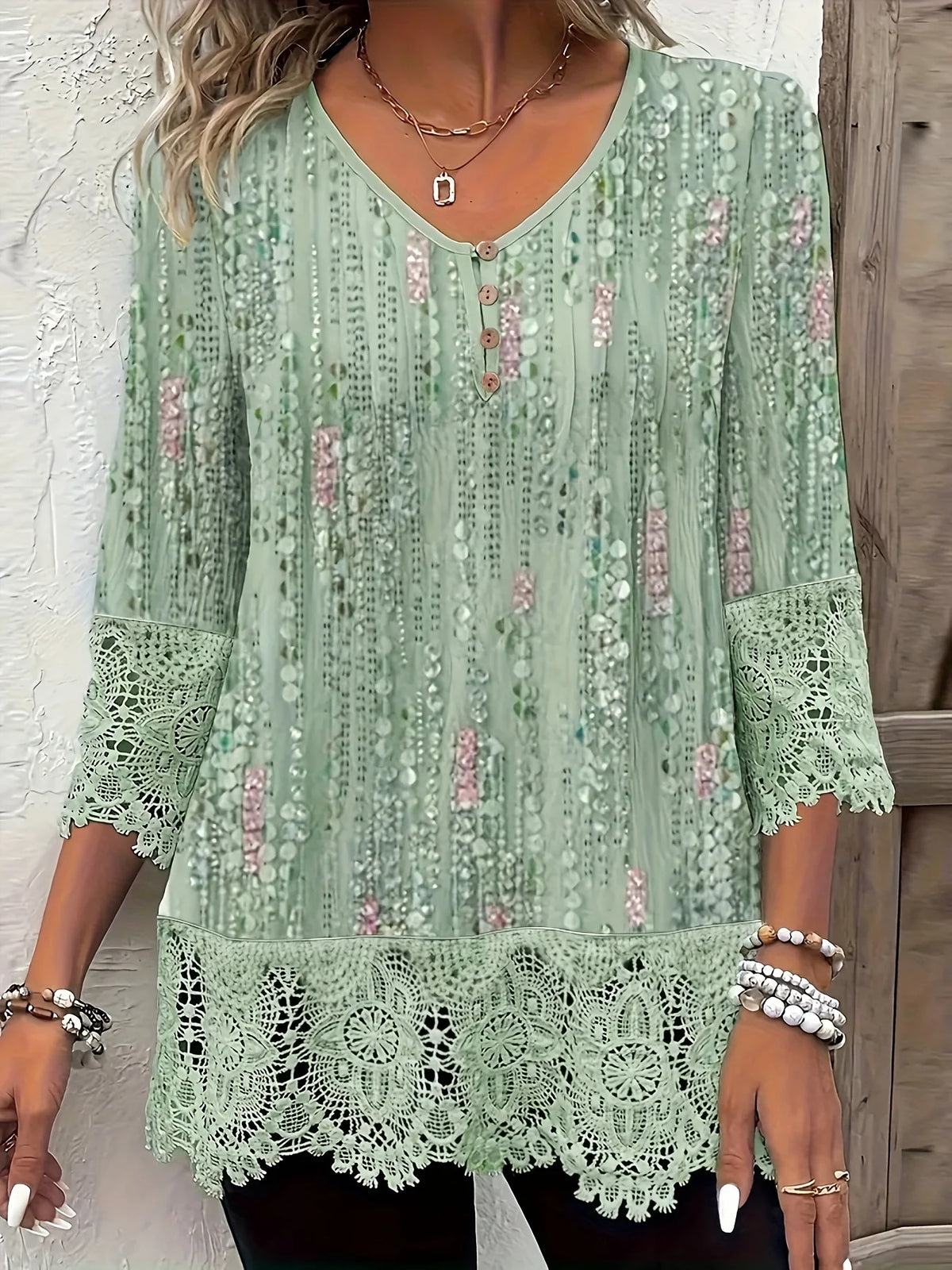 Plus Size Elegant Casual Woman's blouse, Loose fit - Chrissy's Eye