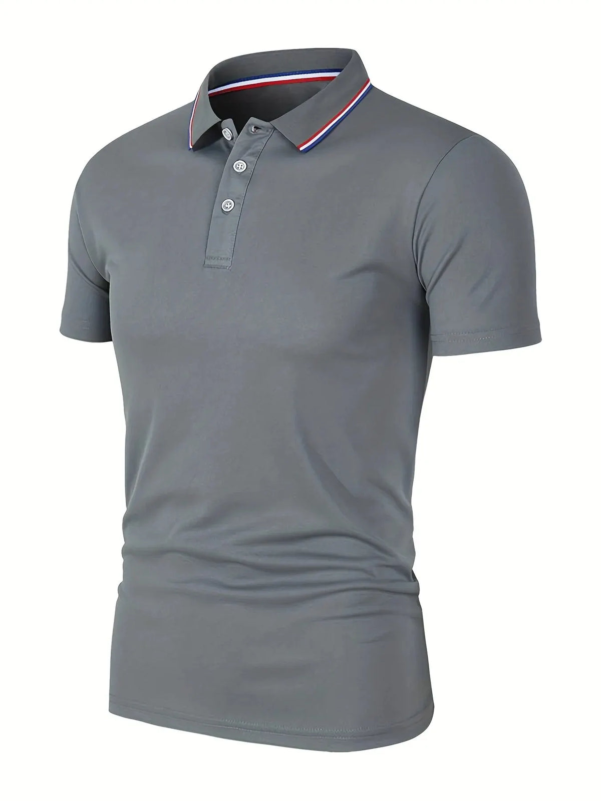 Men's Summer Casual Breathable Comfortable Polo Shirt Men's Solid Color High Quality Short Sleeve T-Shirt - Chrissy's Eye