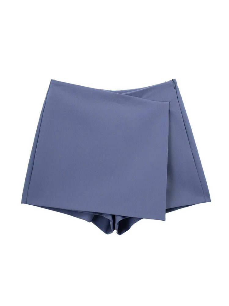 Women's Fashion Shorts, Skirts, High Waist Side Zipper Female - Chrissy's Eye