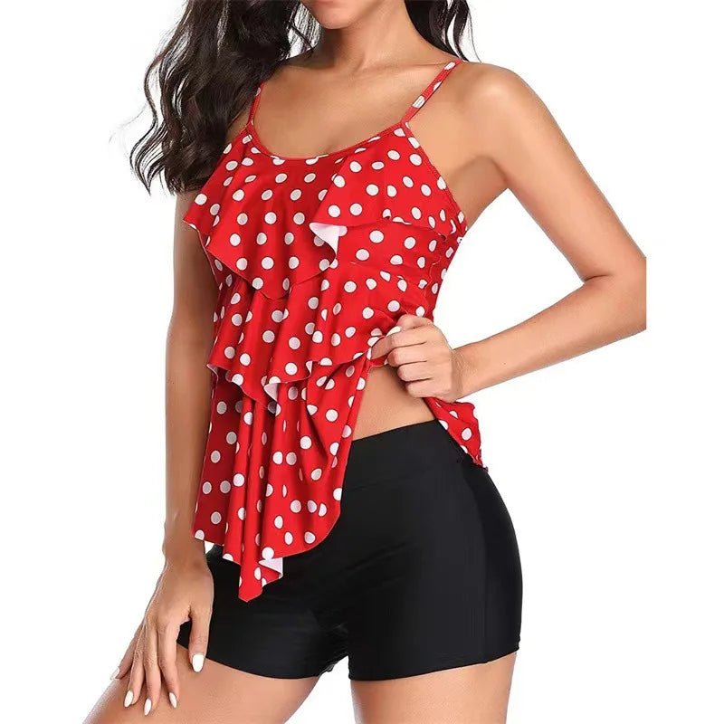 Swimwear For Women Plus Size Bikinis Sets Sexy Bikini Wave Solid Cup Split Cover-up Swimsuit Bathing Suit Women's Swimsuit 2023 - Chrissy's Eye