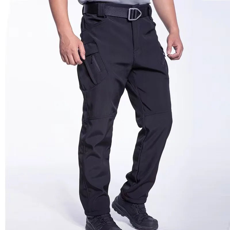 Tactical Military Men Winter Autumn Fleece Waterproof Cargo Pants Hiking Camping Softshell Climbing Casual Warm Combat Trousers - Chrissy's Eye