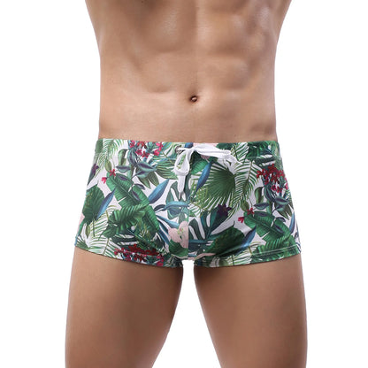 Men's Swimming Boxers, Shorts, Swimsuit, Low Waist Swim Trunks - Chrissy's Eye