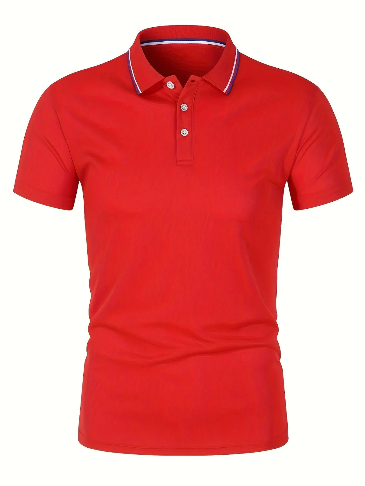 Men's Summer Casual Breathable Comfortable Polo Shirt Men's Solid Color High Quality Short Sleeve T-Shirt - Chrissy's Eye