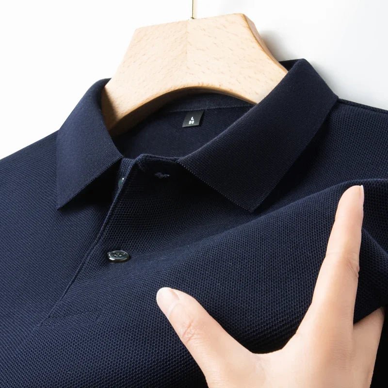 Men's 100% Cotton Polo Shirt -Breathable, 19 Colors, Silk-Like Finish - Chrissy's Eye