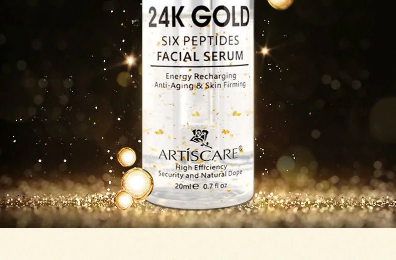 ARTISCARE Nicotinamide + Platinum + 24k Gold Six Peptides Serum 3pcs Moisturizing Smoothing Essence for Face Care - Chrissy's Eye