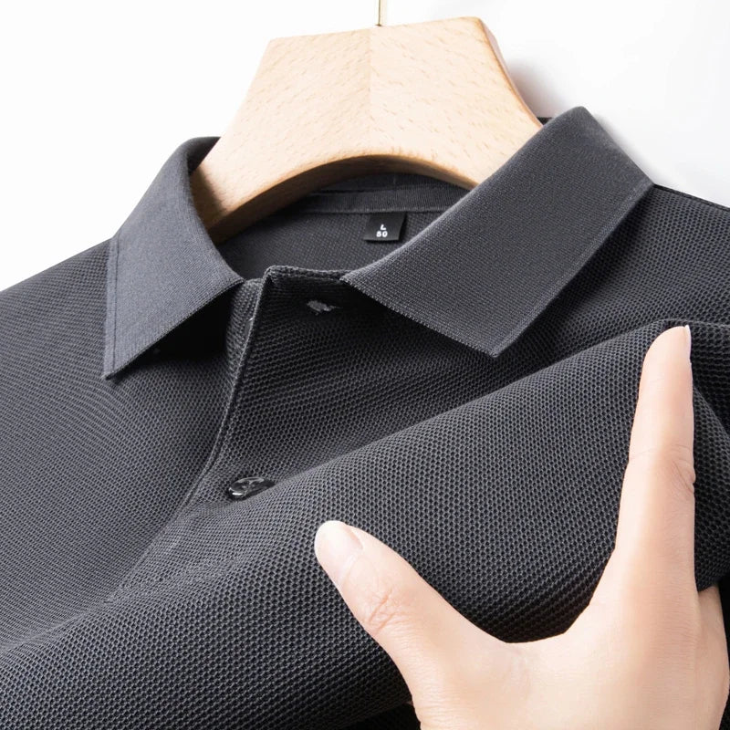 Men's 100% Cotton Polo Shirt -Breathable, 19 Colors, Silk-Like Finish - Chrissy's Eye