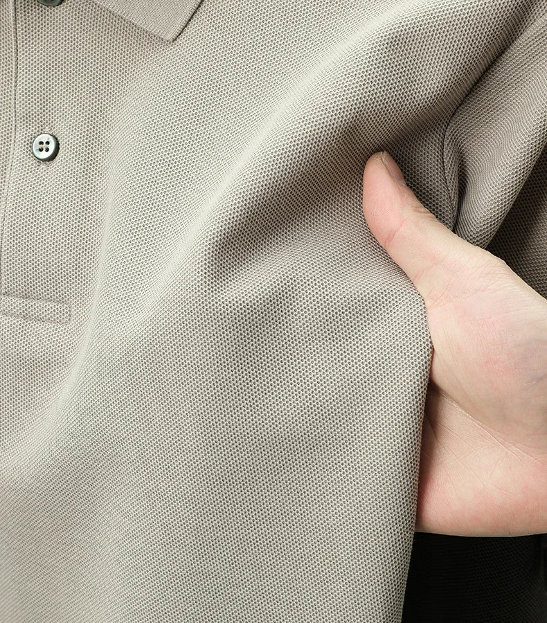 Men's 100% Cotton Polo Shirt -Breathable, 19 Colors, Silk-Like Finish - Chrissy's Eye