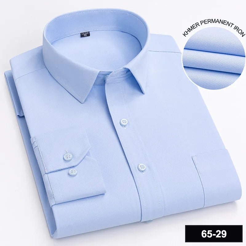 Men's Long Sleeve Shirt High-quality Fashion Casual Print Plaid Stripe Single Pocket - Chrissy's Eye