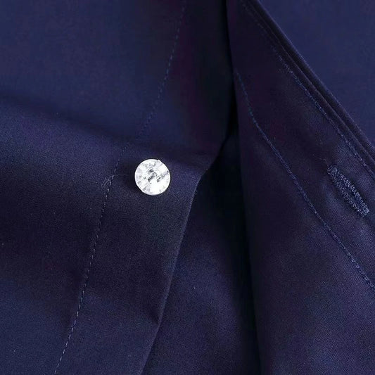 Men's Dress Shirts with New Stretch and Anti-Wrinkle Technology, Long Sleeve Business Blouse for Slim Fit Camisa Social - Chrissy's Eye